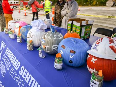 Pumpkins for the pumpkin drop